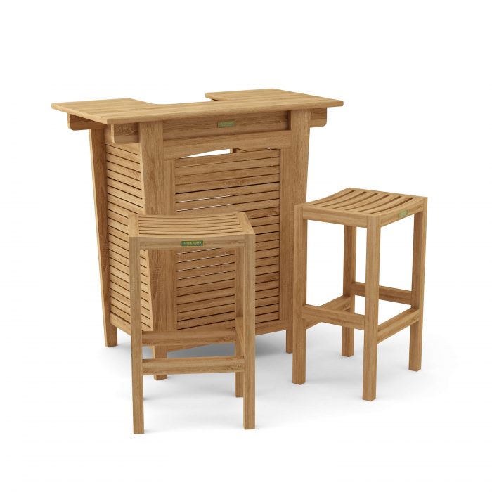 Anderson Teak Montego 3-Pieces Bar Set - Image 7