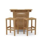 Anderson Teak Montego 3-Pieces Bar Set - Luxurious Dwelling - Your Luxury Home Product Experts