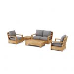 Anderson Teak SET-522 5-pc Madera Deep Seating - Luxurious Dwelling - Your Luxury Home Product Experts