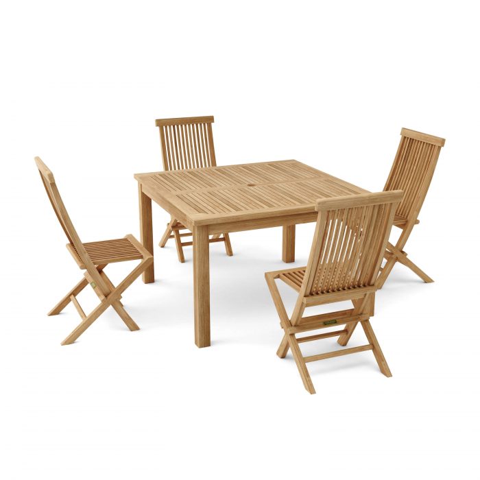 Anderson Teak Windsor Classic 5-Pieces Folding Dining Chair - Image 2