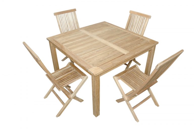 Anderson Teak Windsor Classic 5-Pieces Folding Dining Chair - Image 4