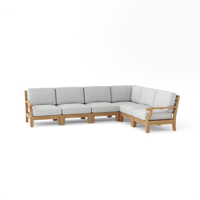 Anderson Teak Riviera Luxe 6-Pieces Modular Set B - Image 2