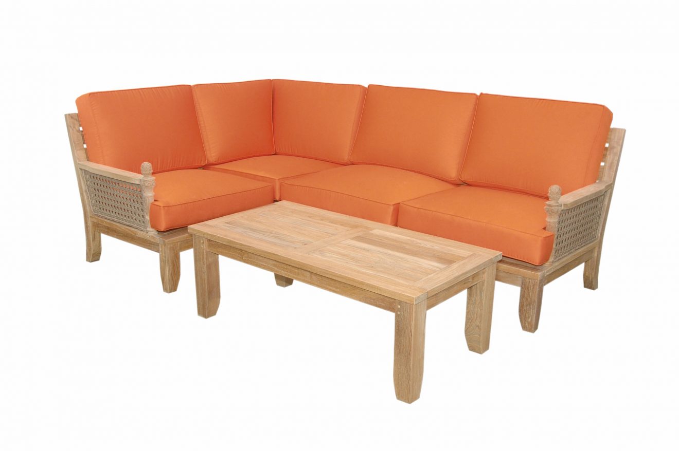 Anderson Teak Luxe 5-Pieces Modular Set - Luxurious Dwelling - Your Luxury Home Product Experts