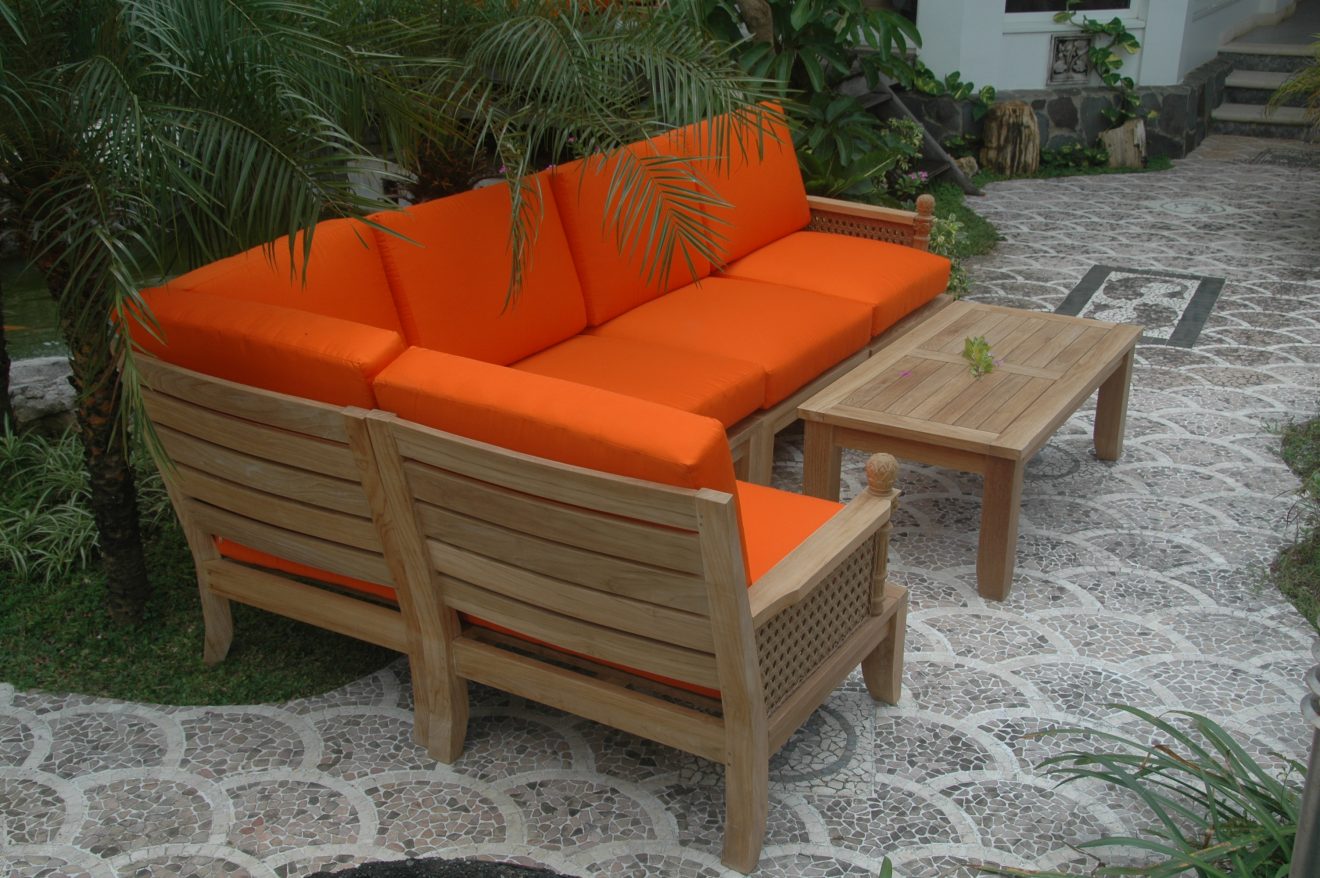 Anderson Teak Luxe 6-Pieces Modular Set - Luxurious Dwelling - Your Luxury Home Product Experts