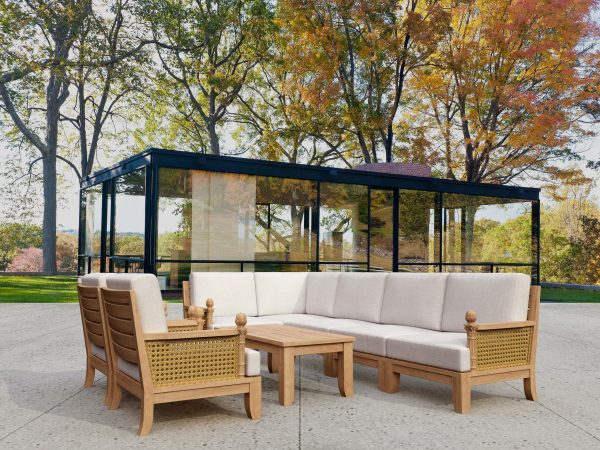 Anderson Teak Luxe 8-Pieces Modular Set - Image 1
