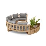 Anderson Teak SET-808 Circular Modular Deep Seating Set - Luxurious Dwelling - Your Luxury Home Product Experts