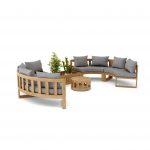Anderson Teak SET-809 Circular Modular Deep Seating Set - Image 3