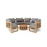 Anderson Teak Circular Modular Deep Seating - Luxurious Dwelling - Your Luxury Home Product Experts