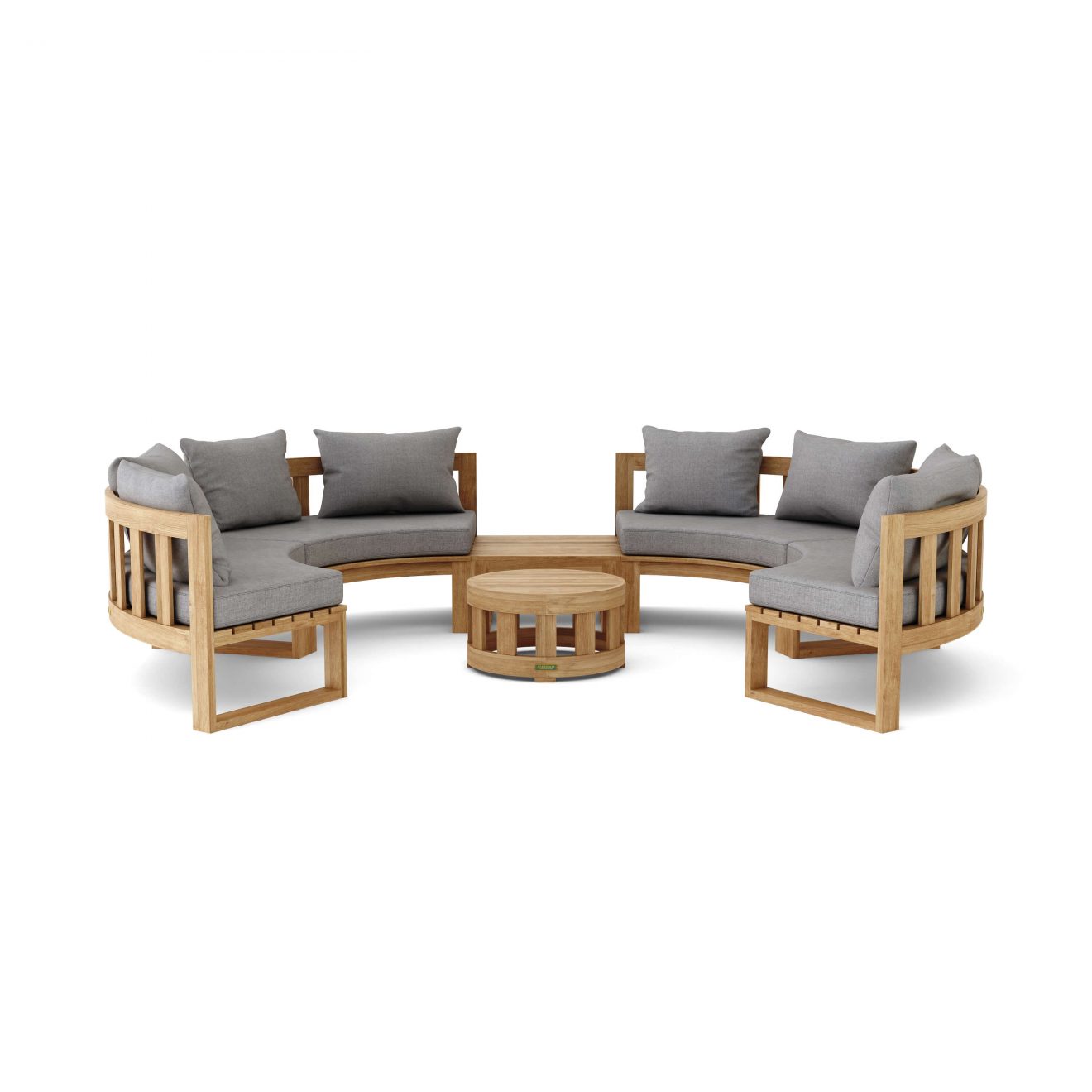 Anderson Teak SET-811 Circular Modular Deep Seating Set - Luxurious Dwelling - Your Luxury Home Product Experts