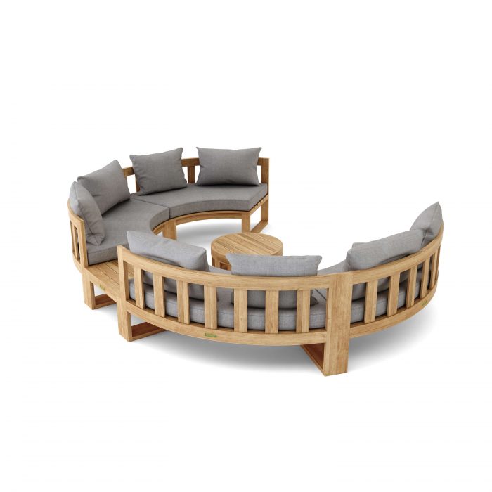 Anderson Teak SET-811 Circular Modular Deep Seating Set - Image 4