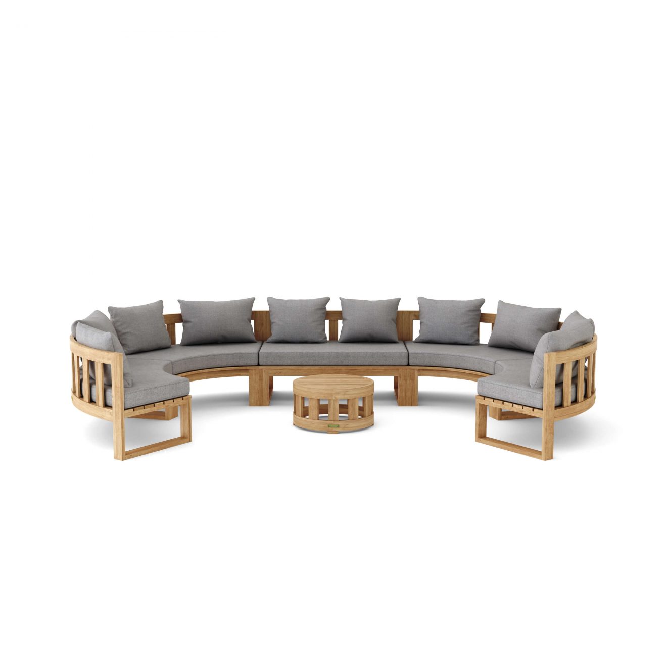 Anderson Teak SET-812 Circular Modular Deep Seating Set - Luxurious Dwelling - Your Luxury Home Product Experts