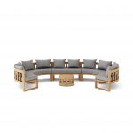 Anderson Teak SET-812 Circular Modular Deep Seating Set - Image 2