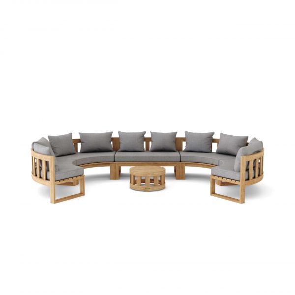 Anderson Teak SET-812 Circular Modular Deep Seating Set - Image 2