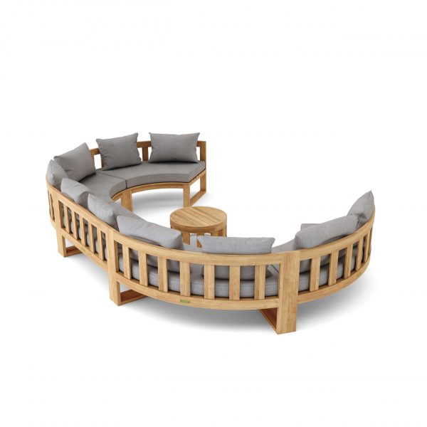 Anderson Teak SET-812 Circular Modular Deep Seating Set - Image 4