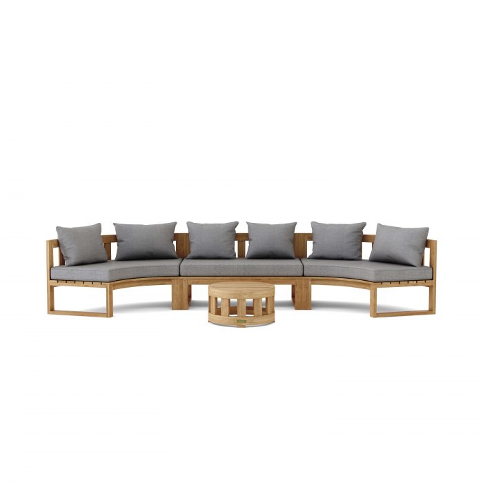 Anderson Teak SET-814 Circular Modular Deep Seating Set - Image 2