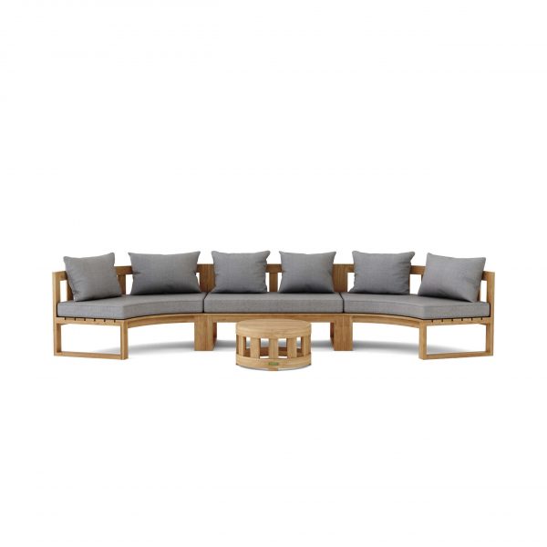 Anderson Teak SET-814 Circular Modular Deep Seating Set - Image 2