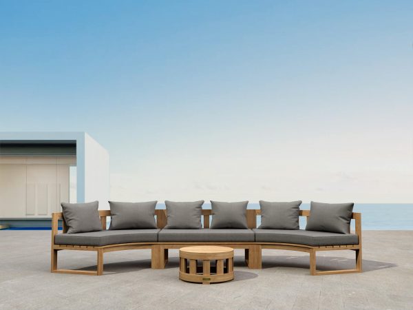 Anderson Teak SET-814 Circular Modular Deep Seating Set - Image 1