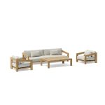 Anderson Teak SET-851 4-pc Smyrna Deep Seating Set - Luxurious Dwelling - Your Luxury Home Product Experts