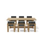 Anderson Teak SET-856 7-pc Smyrna Dining Table Set - Luxurious Dwelling - Your Luxury Home Product Experts