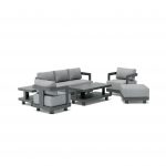 Anderson Teak SET-901-AL 6-pc Granada Aluminum Deep Seating - Image 3