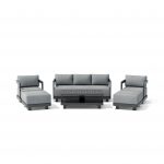 Anderson Teak SET-903-AL 6-pc Granada Aluminum Deep Seating - Image 2
