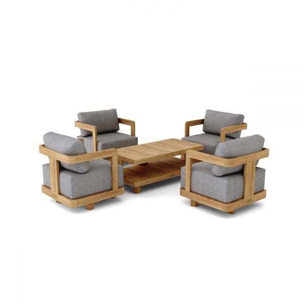 Anderson Teak SET-904 5-pc Granada Deep Seating - Image 2