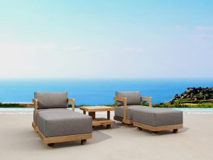 Anderson Teak SET-905 5-pc Granada Deep Seating - Luxurious Dwelling - Your Luxury Home Product Experts