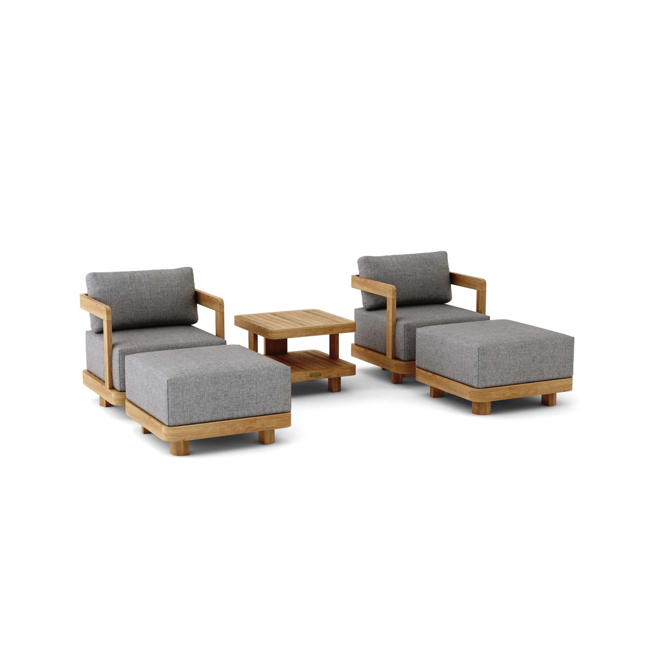 Anderson Teak SET-905 5-pc Granada Deep Seating - Luxurious Dwelling - Your Luxury Home Product Experts