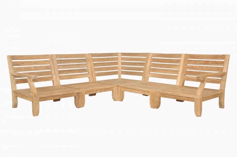 Anderson Teak Riviera Luxe 5-Pieces Modular Set - Image 6