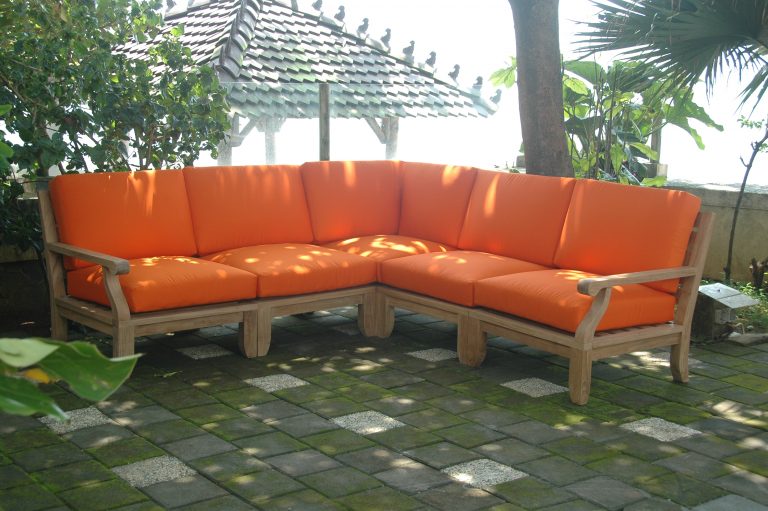 Anderson Teak Riviera Luxe 5-Pieces Modular Set - Image 3