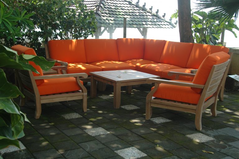 Anderson Teak Riviera Luxe 8-Pieces Modular Set - Image 8