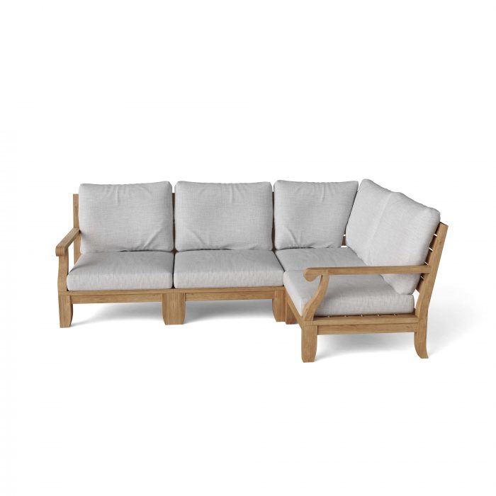 Anderson Teak Riviera Luxe 4-Pieces Modular Set - Image 2