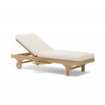 Anderson Teak Capri Sun Lounger Adjusted Back & Side Tray - Image 3