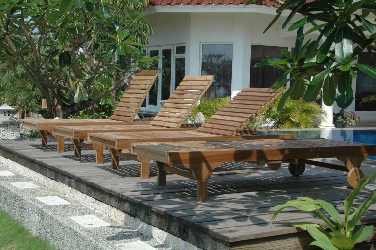Anderson Teak Capri Sun Lounger 4-Pieces Set - Image 2