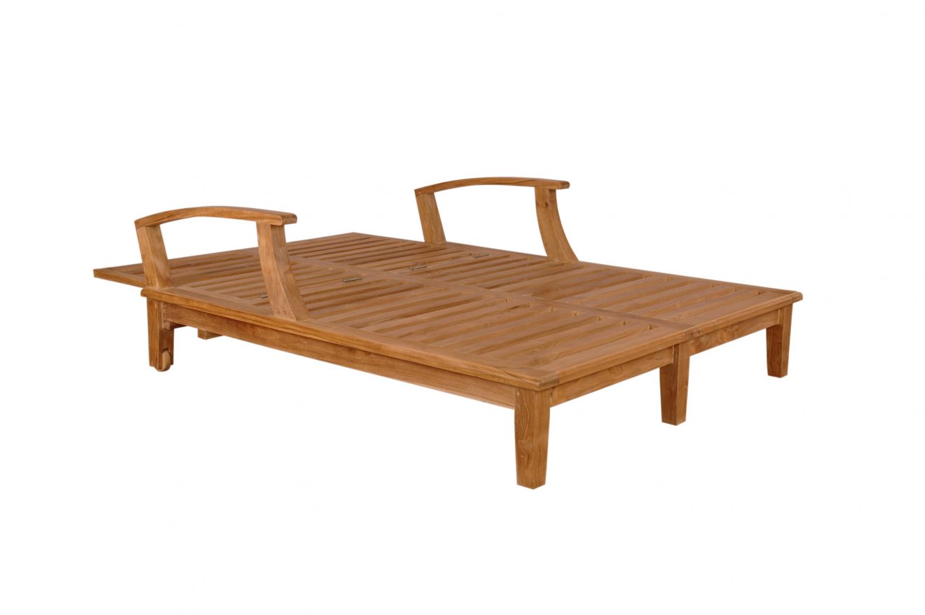 Anderson Teak Brianna Double Sun Lounger with Arm - Luxurious Dwelling - Your Luxury Home Product Experts