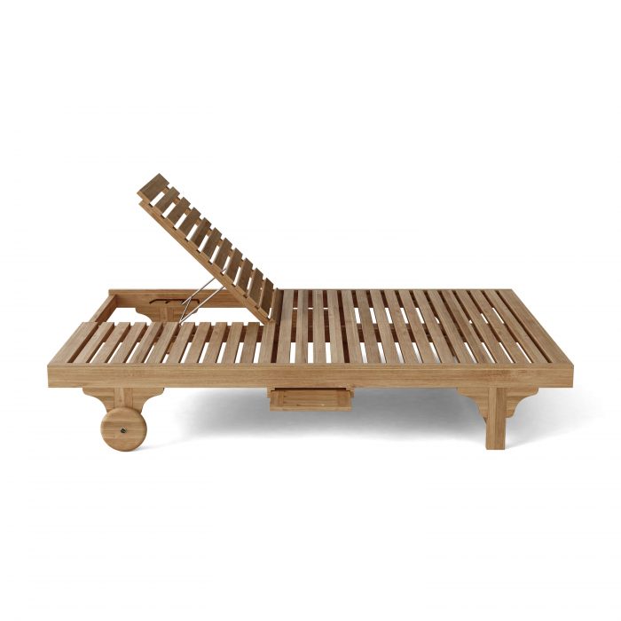 Anderson Teak Bel-Air Double Sun Lounger Double Back - Image 5