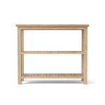 Anderson Teak Towel Console w/ 2 Shelves Table - Luxurious Dwelling - Your Luxury Home Product Experts