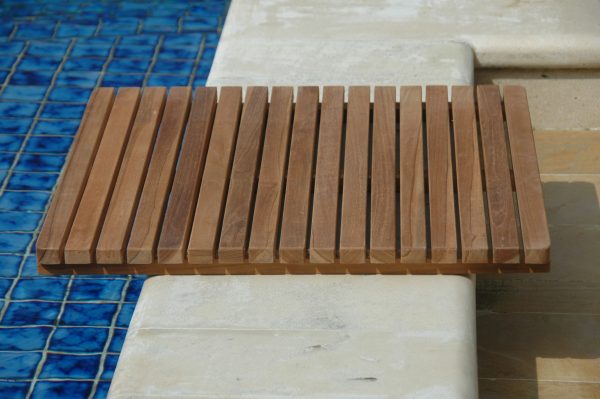 Anderson Teak Square Shower Mat - Image 2