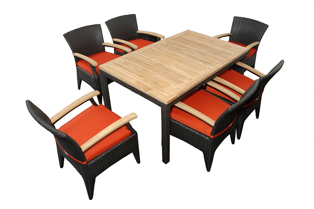 Anderson Teak Bellagio 7-Pieces Dining Set - Luxurious Dwelling - Your Luxury Home Product Experts