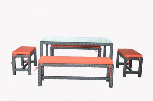 Anderson Teak Sorento 5-Pieces Dining Set - Image 3