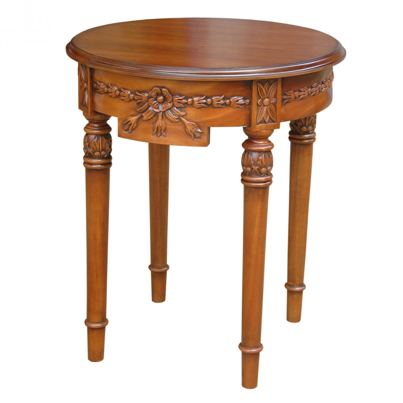 Anderson Teak Regency Flower Side Table - Luxurious Dwelling - Your Luxury Home Product Experts