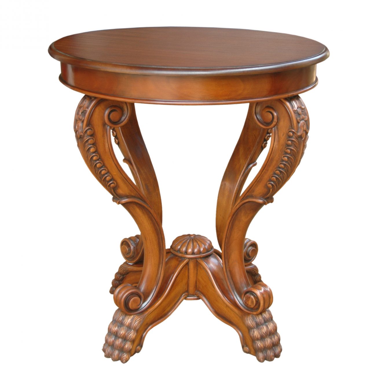 Anderson Teak Victorian Claw Feet Side Table - Luxurious Dwelling - Your Luxury Home Product Experts