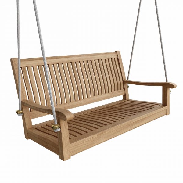 Anderson Teak Del-Amo 48" Round Swing Bench - Luxurious Dwelling - Your Luxury Home Product Experts