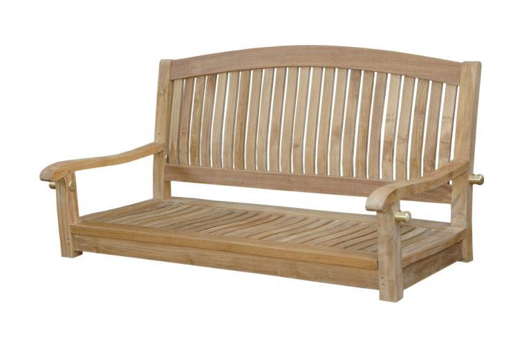 Anderson Teak Del-Amo 48" Round Swing Bench - Image 3