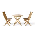 Anderson Teak Windsor Classic 3-pieces bistro set - Luxurious Dwelling - Your Luxury Home Product Experts