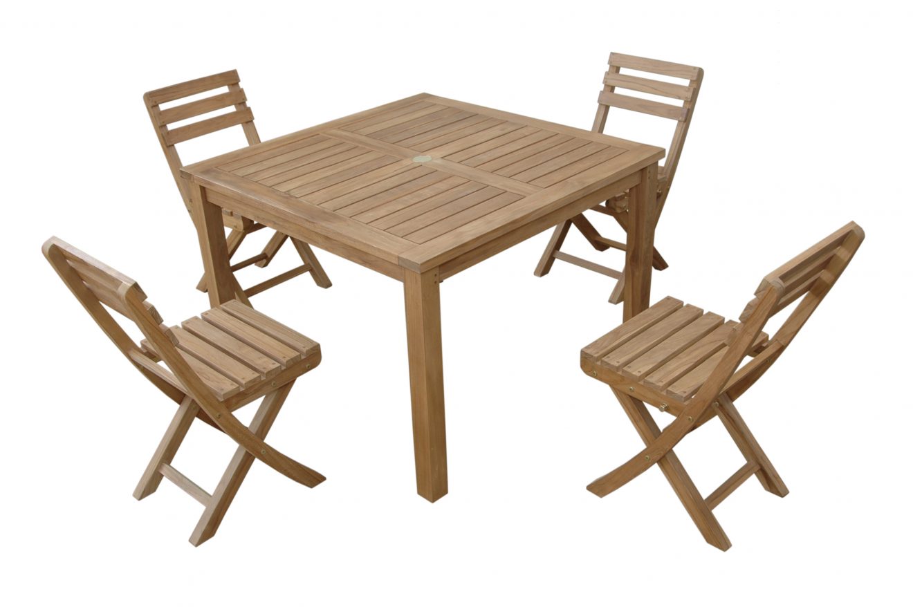 Anderson Teak Montage Alabama 5- Pices Dining Set - Luxurious Dwelling - Your Luxury Home Product Experts