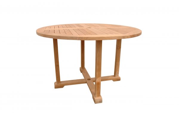 Anderson Teak Tosca 4-Foot Round Table w/ Frame - Image 3