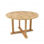 Anderson Teak Tosca 4-Foot Round Table w/ Frame