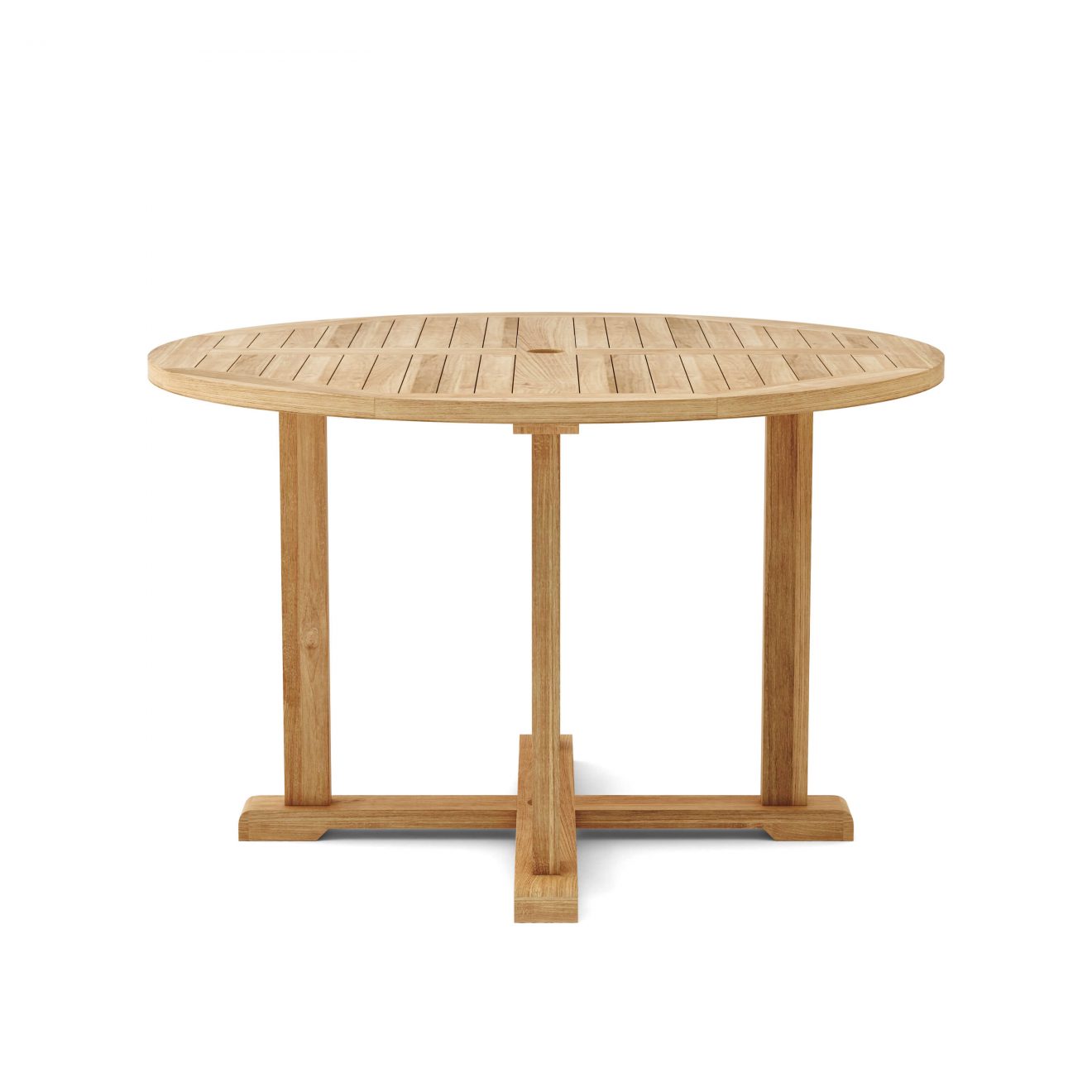 Anderson Teak Tosca 4-Foot Round Table w/ Frame - Luxurious Dwelling - Your Luxury Home Product Experts