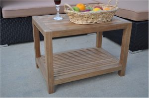 Anderson Teak Windsor Side Table 2-Tier - Luxurious Dwelling - Your Luxury Home Product Experts